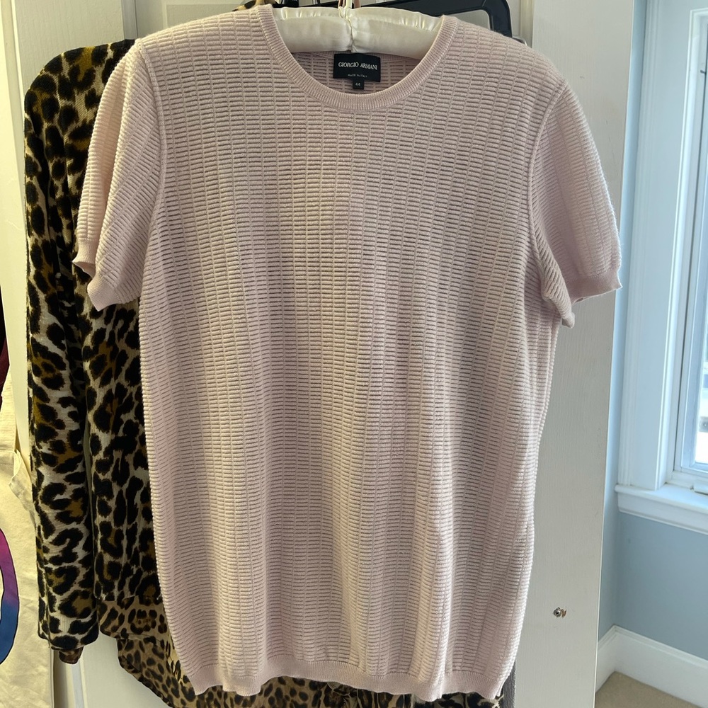 Giorgio Armani short sleeve sweater